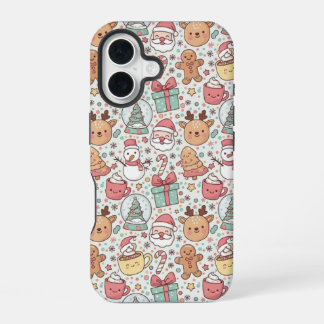 Christmas Tough Phone Case —Cute Santa Design