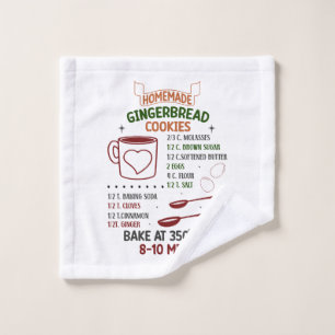 Christmas Towel Charming Gingerbread Recipe