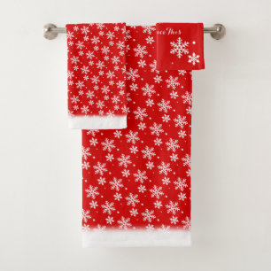 Christmas Towel Sets Personalised Holiday Towels