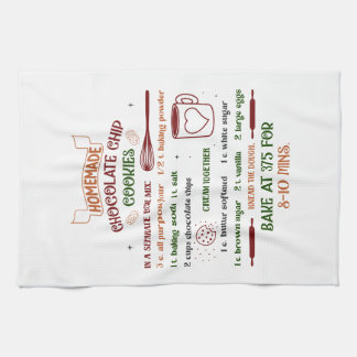 Christmas Towel with Chocolate Chip Recipe