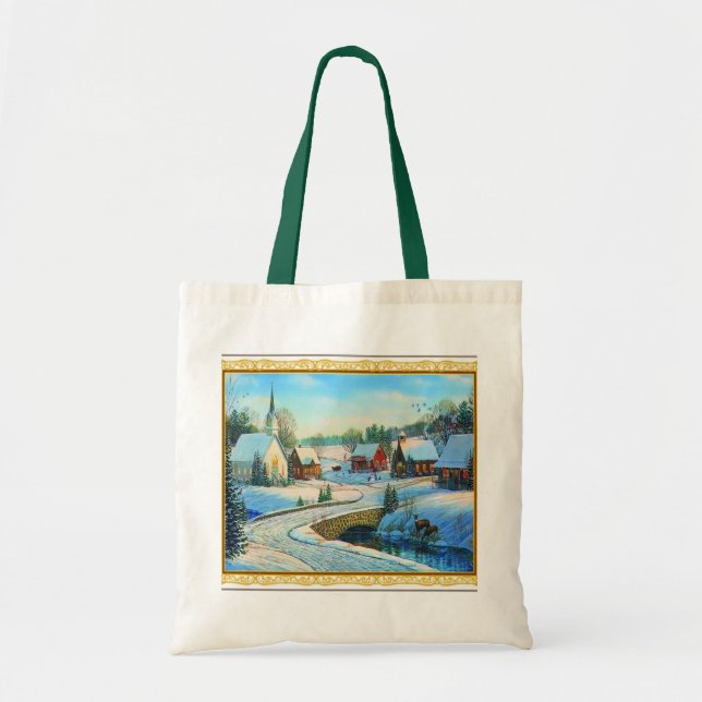 Christmas town bag (Front)
