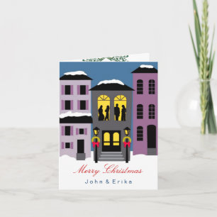 Christmas Town ~  Card with PHOTO INSERT