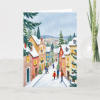 Christmas Town Painted
