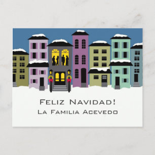 Christmas Town ~ Postcard Modern