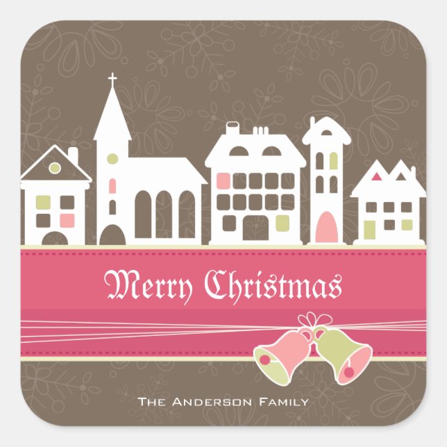 Christmas Town Sticker (Front)