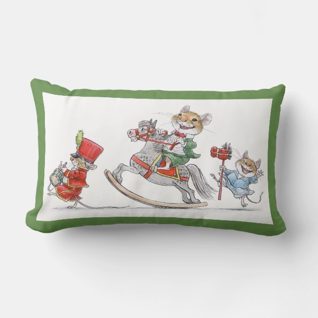 Christmas Toy Parade Pillow (Front)