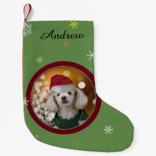 Christmas Toy Poodle stocking