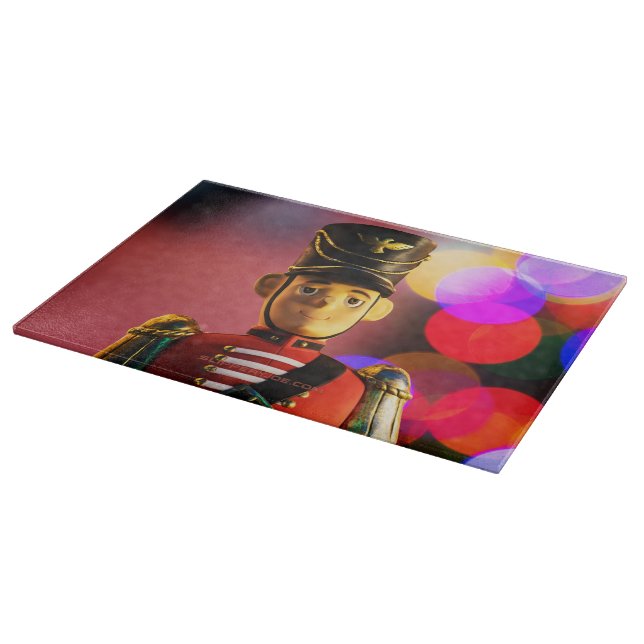 Christmas toy soldier figurine SlipperyJoe gay pri Cutting Board (Corner)