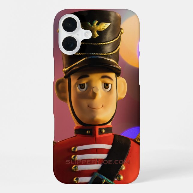 Christmas toy soldier figurine SlipperyJoe gay pri iPhone Case (Back)