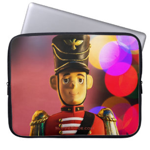 Christmas toy soldier figurine SlipperyJoe gay pri Laptop Sleeve
