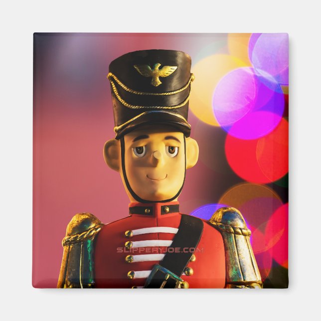 Christmas toy soldier figurine SlipperyJoe gay pri Magnet (Front)