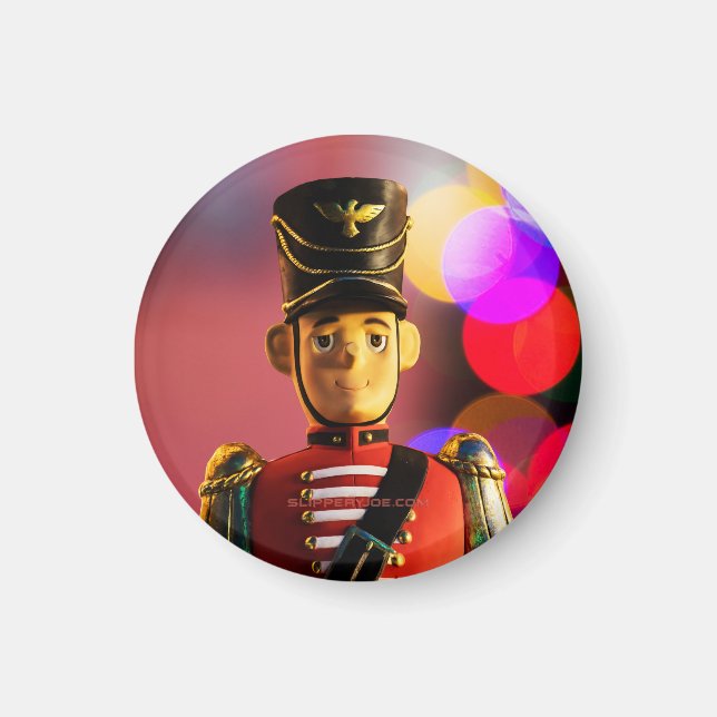 Christmas toy soldier figurine SlipperyJoe gay pri Magnet (Front)