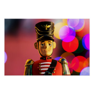Christmas toy soldier figurine SlipperyJoe gay pri Poster