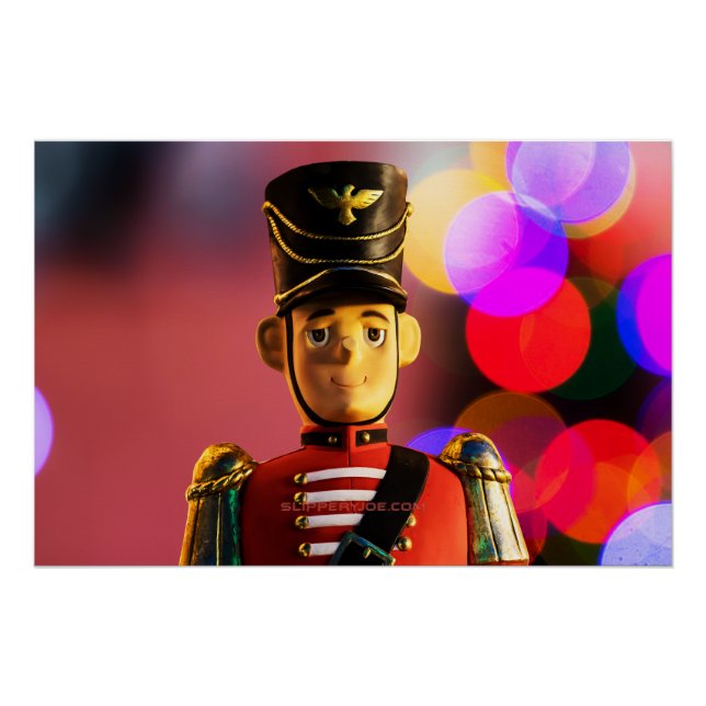 Christmas toy soldier figurine SlipperyJoe gay pri Poster (Front)