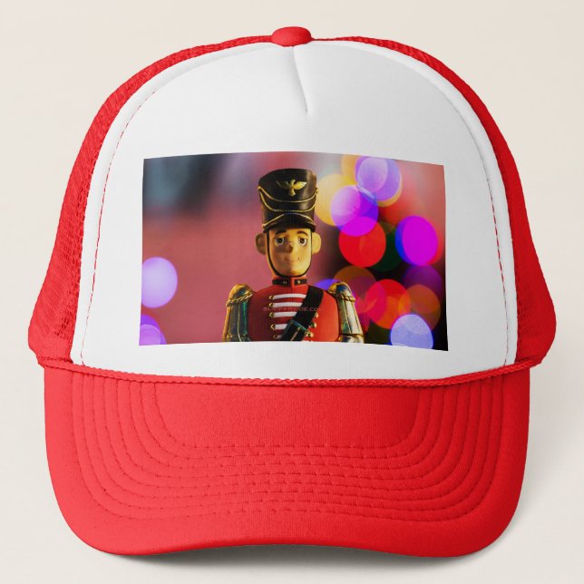 Christmas toy soldier figurine SlipperyJoe gay pri Trucker Hat (Front)