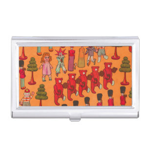 Christmas Toy Vintage Children Play Business Card Holder