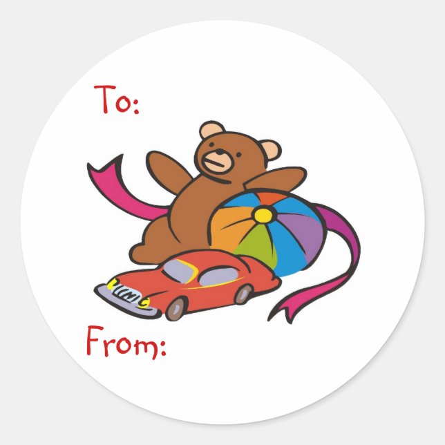 Christmas toys - Gift Tags (Front)