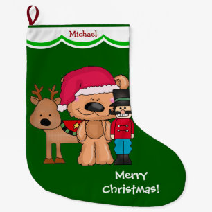 Christmas Toys Personalised Large Christmas Stocking