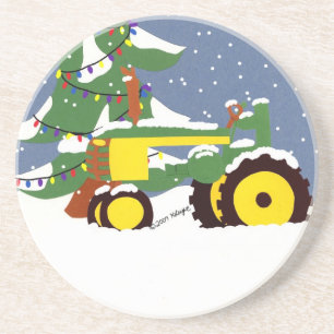 Christmas Tractor and Snow Coaster