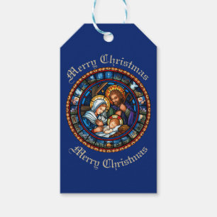 Christmas Traditional Nativity Scene Gift Tags