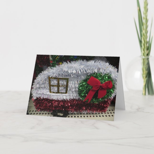 Christmas Trailer Holiday Card (Front)