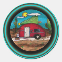 Christmas Trailer with Tree