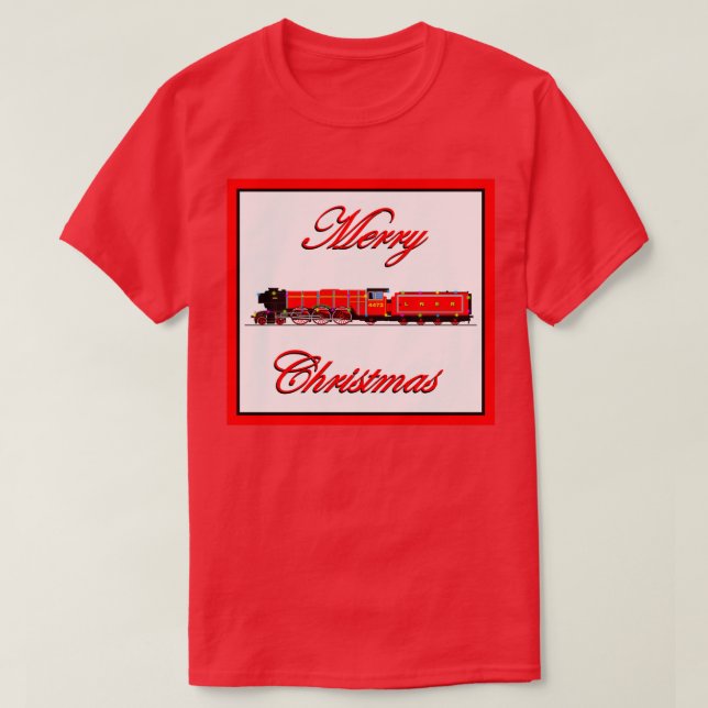 christmas train 1 T-Shirt (Design Front)