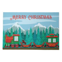 Christmas Train and Little Dog