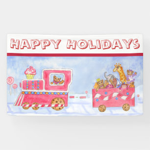 Christmas Train Banner