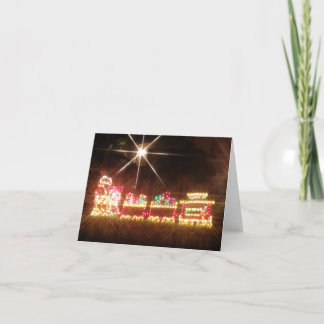 christmas Train Holiday Card