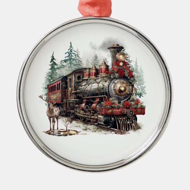 Christmas Train Ornament (Front)
