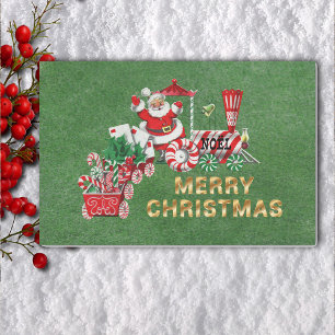 Christmas Train Peppermint Wheels Santa Letters Tissue Paper