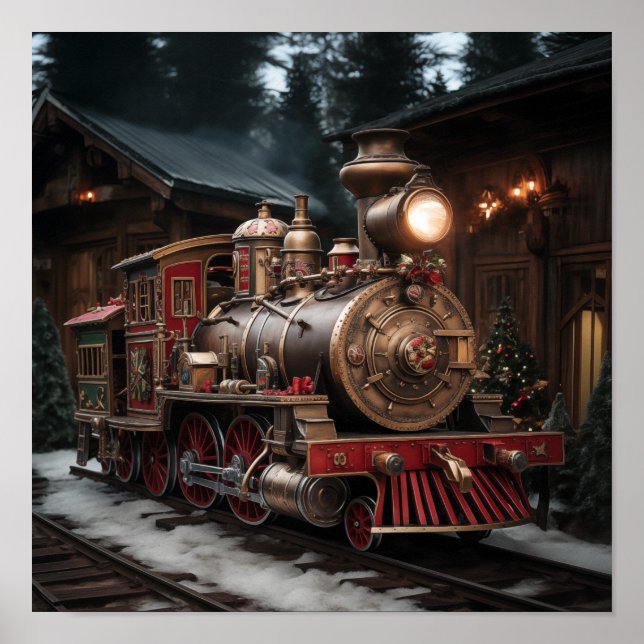 Christmas Train Poster (Front)