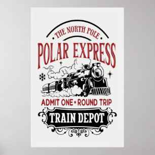 Christmas Train Poster