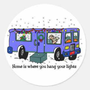 Christmas Travel RV stickers