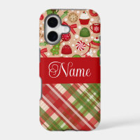 Christmas treats and plaid personalised design