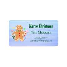 Christmas Treats Gingerbread Man Candy Cane