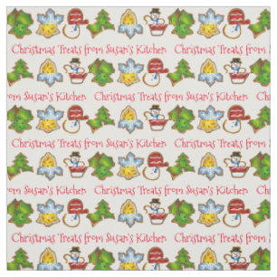 Christmas Treats Homemade Sugar Cookies Baked By Fabric