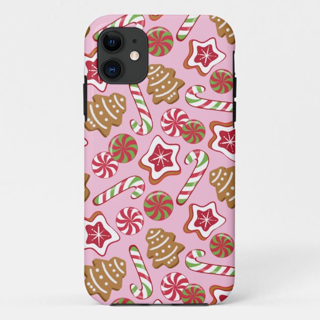 Christmas treats - pink Case-Mate iPhone case (Back)