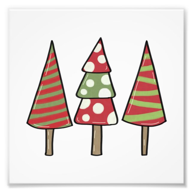 christmas tree  37 photo print (Front)