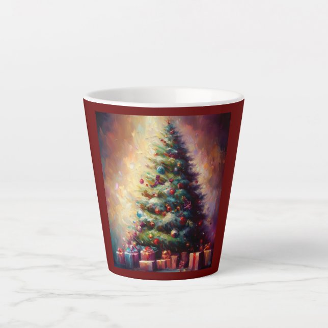 Christmas Tree 3 Latte Mug (Front)