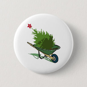 Christmas Tree 6 Cm Round Badge