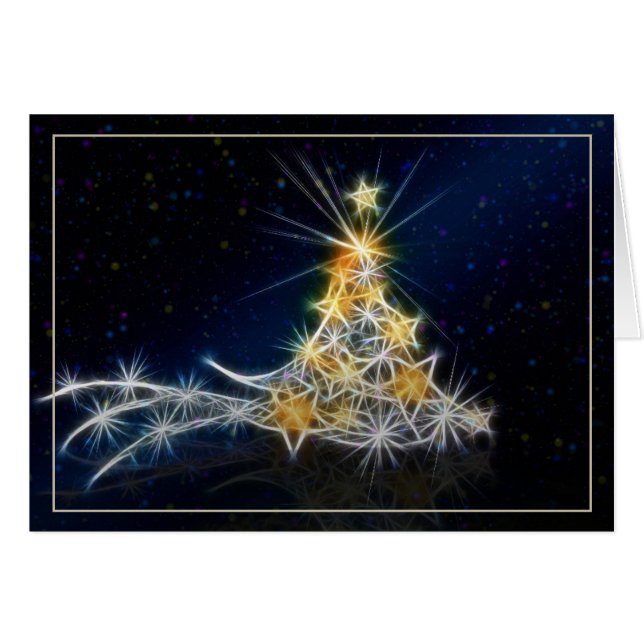 Christmas Tree Abstract  (Front Horizontal)