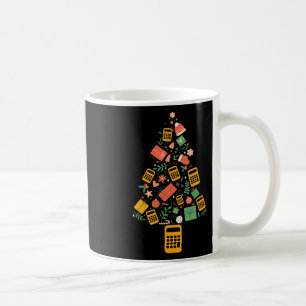 Christmas Tree Accountant Calculator Finance Chris Coffee Mug