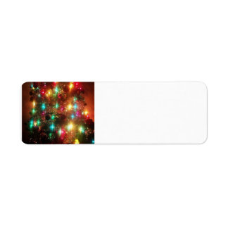 Christmas Tree Address Label Return Address Label