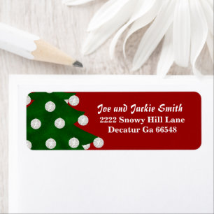 Christmas Tree Address Labels