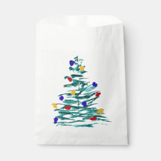 Christmas Tree and Bulbs Favour Bags