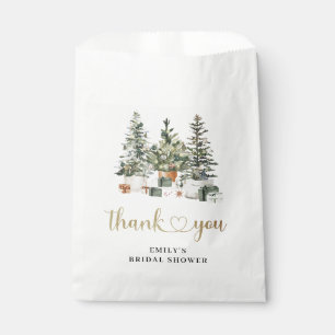 Christmas Tree And Gifts Bridal Shower Favour Bag