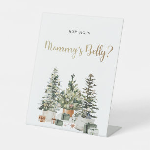 Christmas Tree And Gifts How Big Is Mummy's Bally Pedestal Sign
