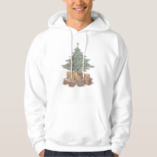 Christmas Tree and Package Presents Hoodie